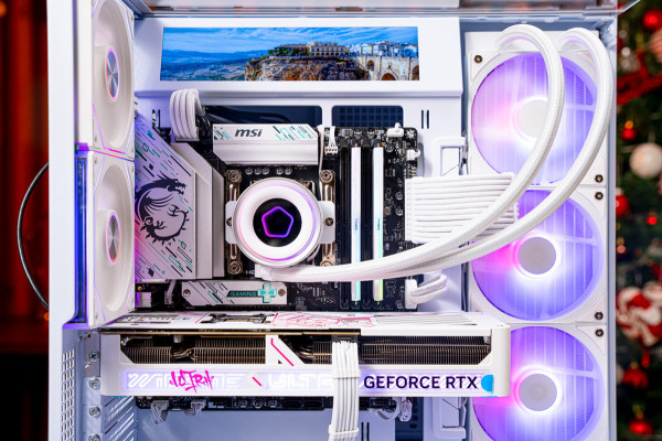 PC TTG GAMING LUXURY  i5 14600KF - RTX 5070 12GB OC WHITE (All NEW - Bảo hành 36 tháng)