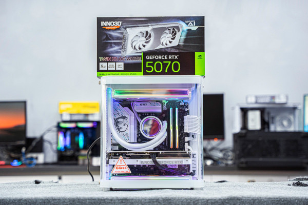 PC MINI TTG GAMING LUXURY i5 13400F - RTX 5070 12GB OC WHITE