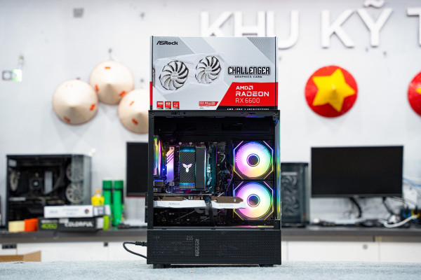 Full Bộ PC Gaming ( i3-12100F | RX 6600 8GB | Màn hình 24 inch 100Hz) ( ALL NEW)