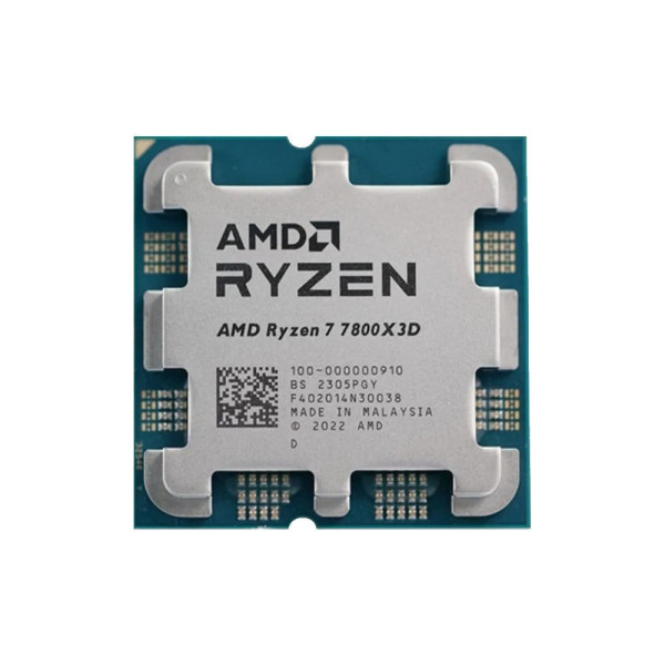 CPU AMD Ryzen 7 7800X3D (4.2Ghz up to 5.0Ghz/105MB/8 cores 16 threads/120W/Socket AM5)- TRAY