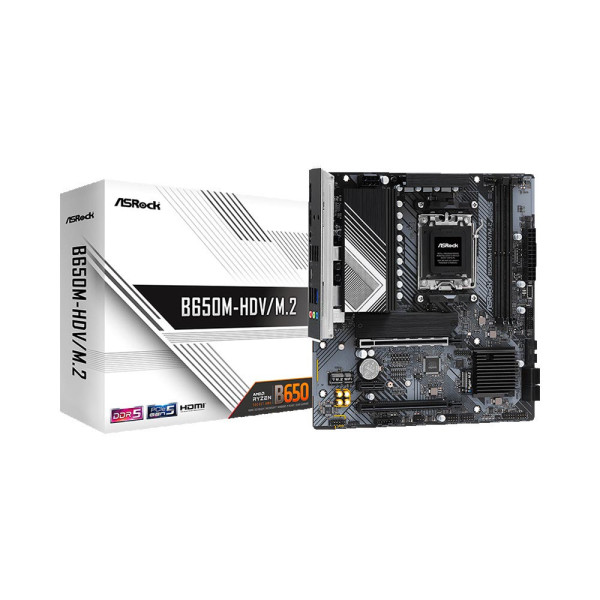 Mainboard ASROCK B650M-HDV/M.2 DDR5 (AMD B650, Socket AM5, m-ATX)