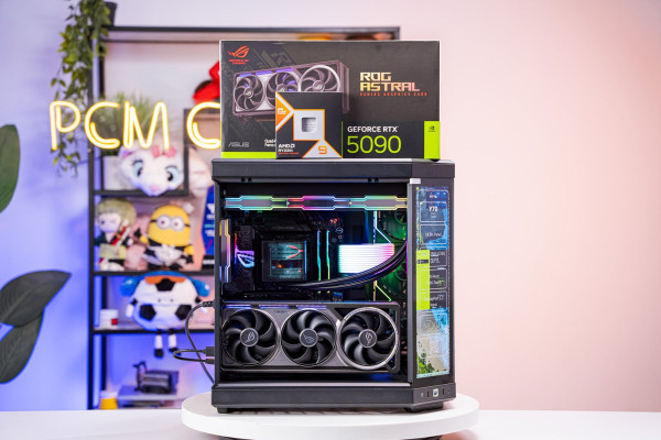 PC AMD GAMING SUPER LUXURY RYZEN 9 9950X3D - RTX 5090 32GB OC Edition  (All NEW - Bảo hành 36 tháng)