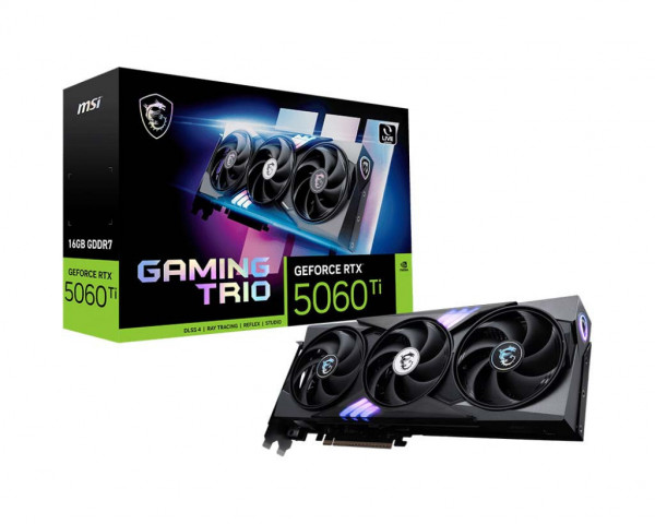 Card màn hình MSI GeForce RTX 5060 Ti 16G GAMING TRIO