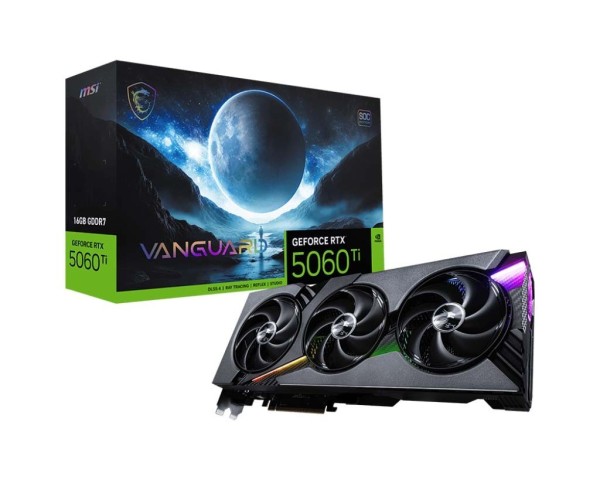 Card màn hình MSI GeForce RTX 5060 Ti 16G VANGUARD SOC