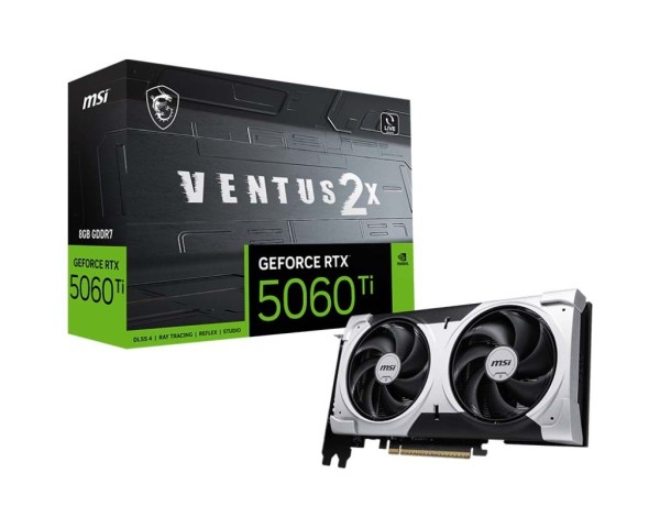 Card màn hình MSI GeForce RTX 5060 Ti 8G VENTUS 2X PLUS