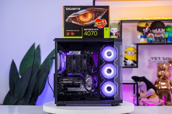 PC TTG DESIGNER -3D RENDER - EDIT VIDEO i7 14700KF - RTX 4070 12GB OC  (All NEW - Bảo hành 36 tháng)