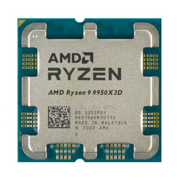 CPU AMD Ryzen 9 9950X3D - TRAY NEW (16 nhân 32 luồng, up to 5.7GHz ,144MB Cache , AM5)