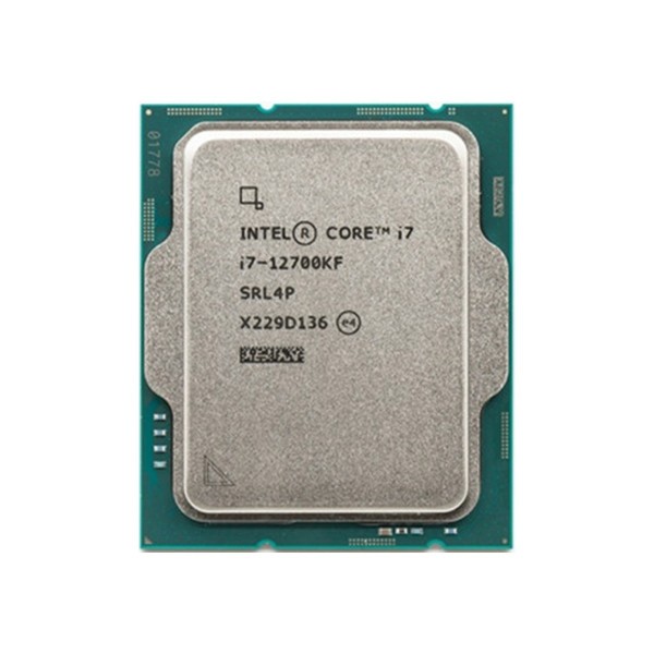 CPU Intel Core i7-12700KF - TRAY NEW (3.8GHz turbo up to 5.0Ghz, 12 nhân 20 luồng, 20MB Cache, 125W) - Socket Intel LGA 1700/Alder Lake)