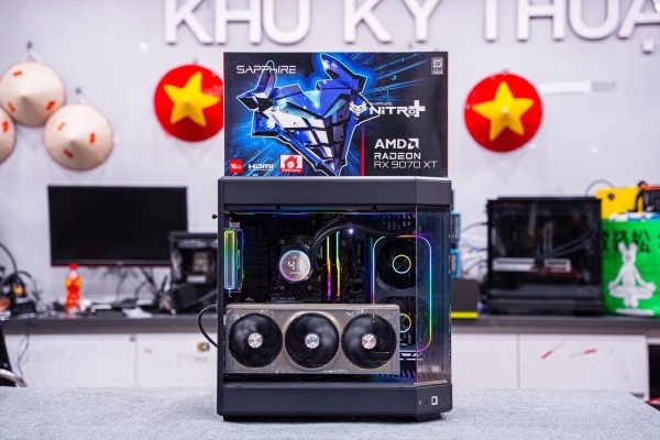 PC AMD GAMING SUPER LUXURY RYZEN 7 7800X3D - RX 9070 XT 16GB OC (All NEW - Bảo hành 36 tháng)