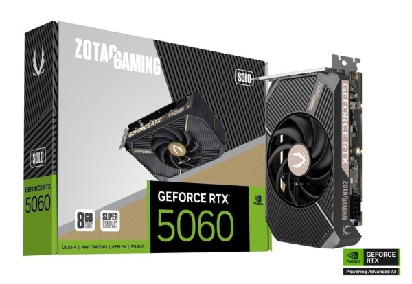 Card màn hình ZOTAC GAMING GeForce RTX 5060 8GB SOLO