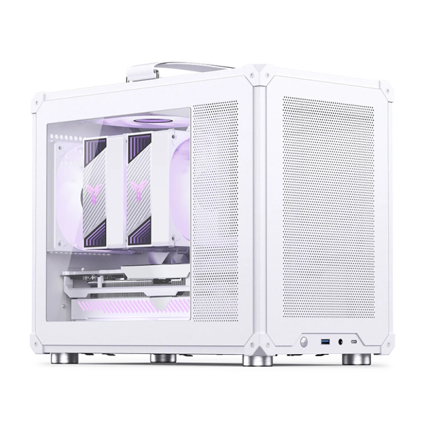 Vỏ Case Jonsbo C6 MAX WHITE (Mini Tower/Màu Trắng)/Không Kèm Quạt)