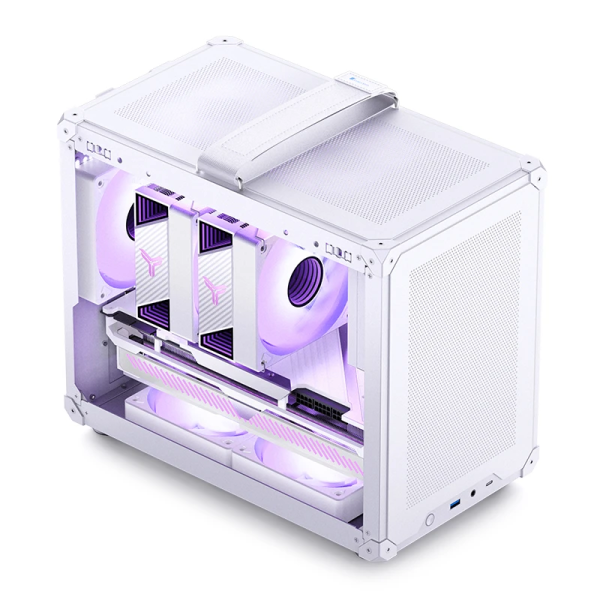 Vỏ Case Jonsbo C6 MAX WHITE (Mini Tower/Màu Trắng)/Không Kèm Quạt)