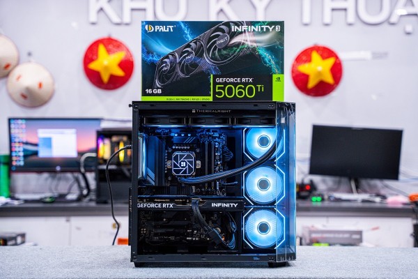 PC TTG DESIGNER -3D RENDER - EDIT VIDEO RYZEN 9 9950X- RTX 5060 Ti 16GB (All NEW - Bảo hành 36 tháng)