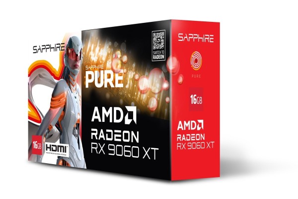 Card màn hình SAPPHIRE PURE AMD RADEON RX 9060 XT GAMING OC 16GB