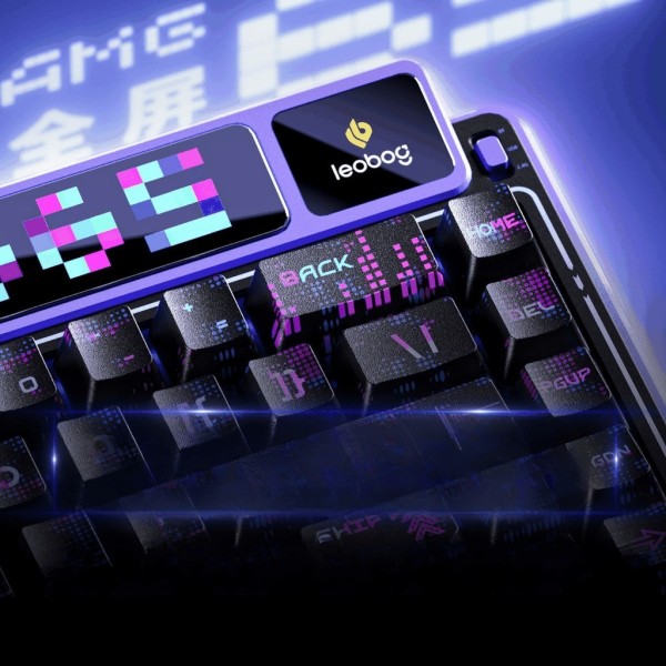 Bàn Phím Cơ Leobog AMG65 (Hot-swap | Led RGB | Màn hình | 3-Mode)