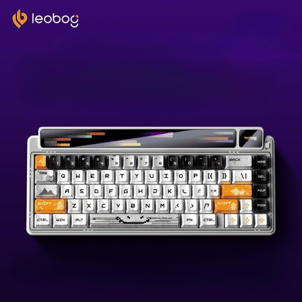 Bàn Phím Cơ Leobog AMG65 (Hot-swap | Led RGB | Màn hình | 3-Mode)