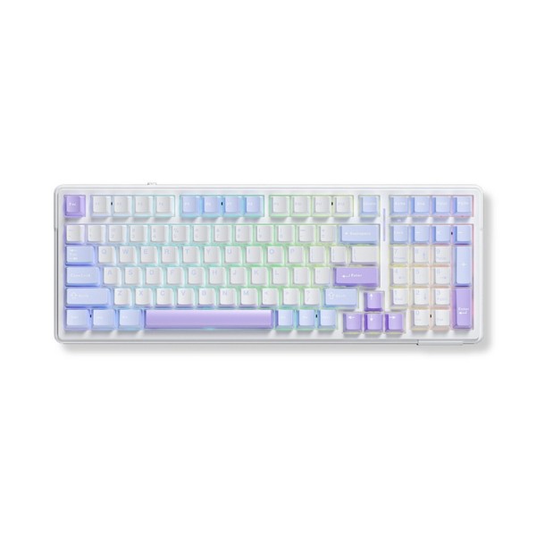 Bàn phím cơ AULA F99 3 Mode Starry Cloud Grey Wood V3 switch