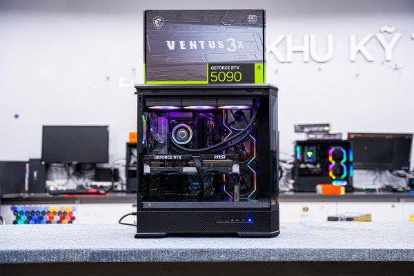 PC TTG DESIGNER -3D RENDER - EDIT VIDEO AMD Ryzen 9 9950X3D - RTX 5090 32GB OC