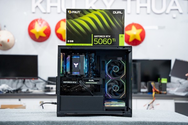 PC TTG GAMING i5 12400F - RTX 5060 Ti 8GB ( ALL NEW - Bảo hành 36 tháng)