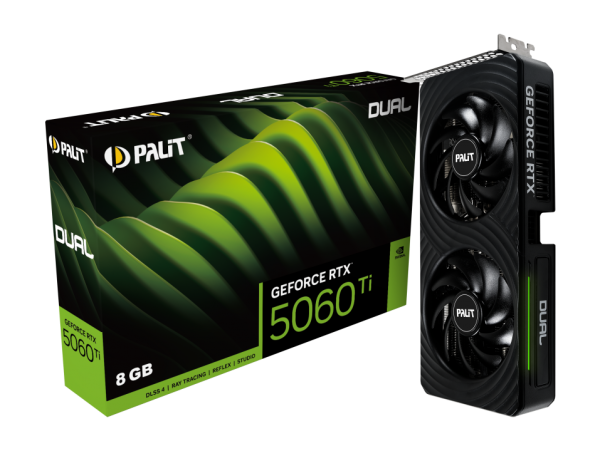 Card màn hình Palit GeForce RTX 5060 Ti Dual 8GB GDDR7