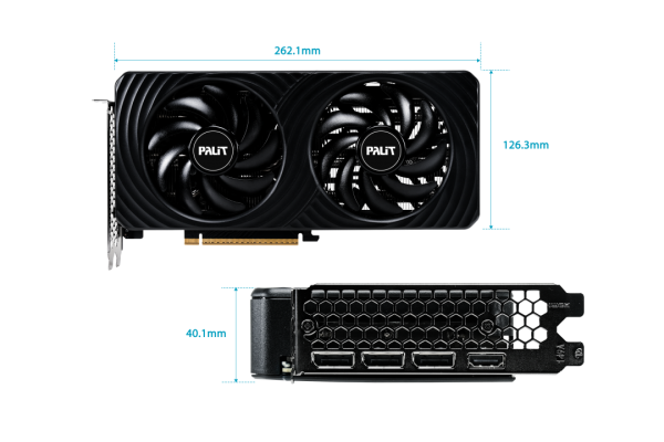 Card màn hình Palit GeForce RTX 5060 Ti Dual 8GB GDDR7