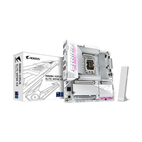 Mainboard Gigabyte B860M AORUS ELITE WIFI 6E ICE DDR5