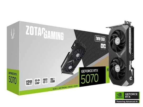 Card màn hình Zotac Gaming GeForce RTX 5070 Twin Edge OC 12GB