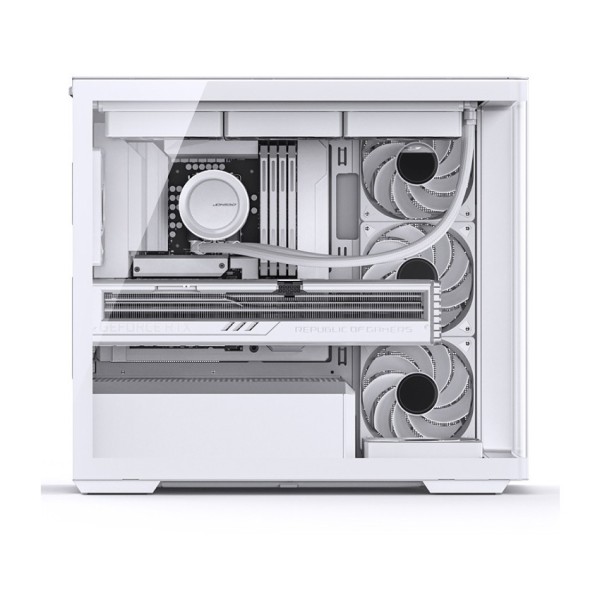 Vỏ case JONSBO D300 WHITE (mATX/Mid Tower/Màu Trắng /Kính Cong)