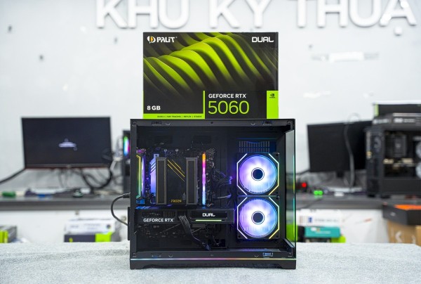 PC TTG GAMING i5 14400F - RTX 5060 8GB DUAL BLACK (ALL NEW - Bảo hành 36 tháng)