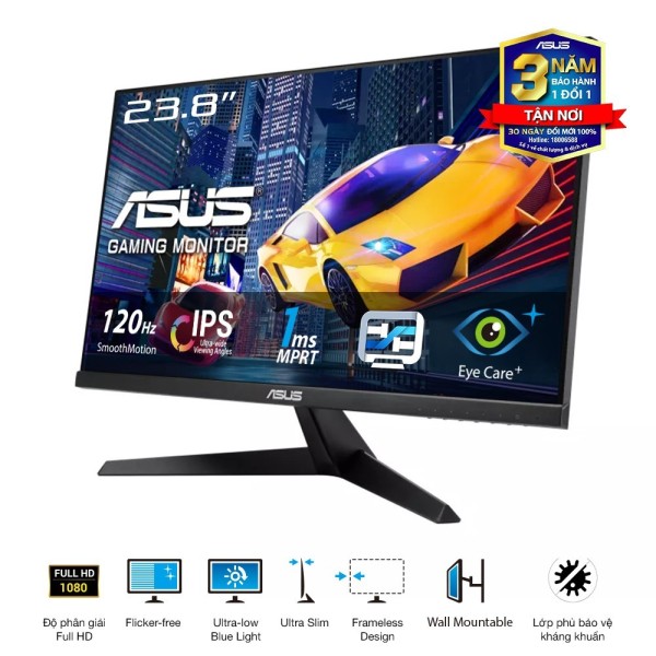Màn Hình ASUS VY249HGR (23.8 inch - IPS - FHD - 120Hz - 1ms)