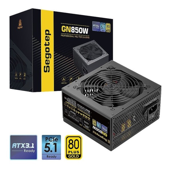 Nguồn Segotep GN850W ATX 3.1 (80 Plus Gold/ Non Modular/ PCIE 5.1)