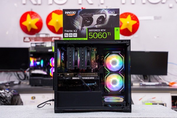 PC TTG DESIGNER -3D RENDER - EDIT VIDEO ULTRA 7 265KF - RTX 5060 Ti 16GB  (All NEW - Bảo hành 36 tháng)
