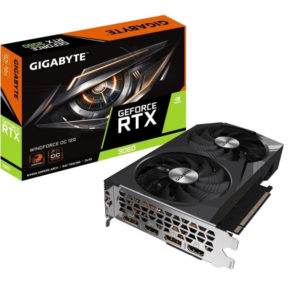 CARD MÀN HÌNH GIGABYTE RTX 3060 WINDFORCE OC 12GB