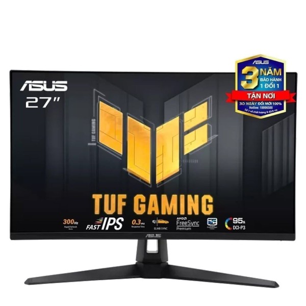 Màn hình gaming Asus TUF Gaming VG27AQM5A (27 inch / QHD / IPS / 300Hz / 0.3ms)