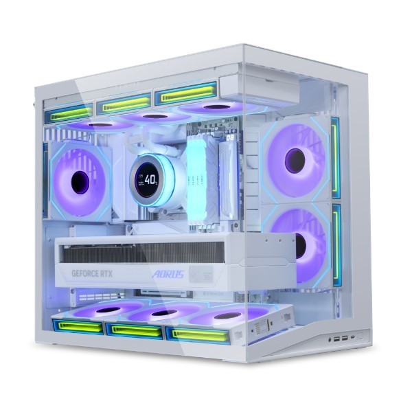Vỏ case Lian Li O11D mini V2 Flow White