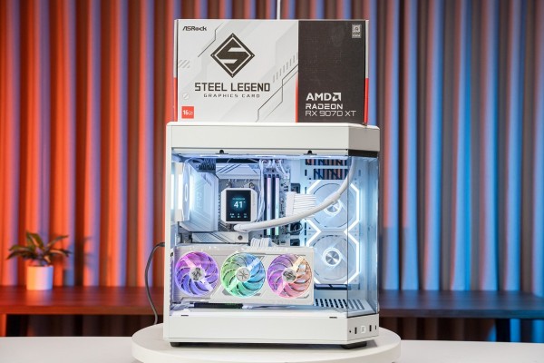 PC AMD GAMING SUPER  LUXURY RYZEN 9 9950X3D - RX 9070 XT 16GB WHITE