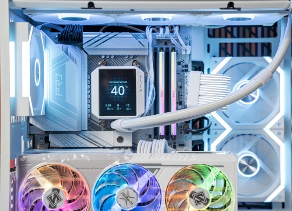 PC AMD GAMING SUPER  LUXURY RYZEN 9 9950X3D - RX 9070 XT 16GB WHITE