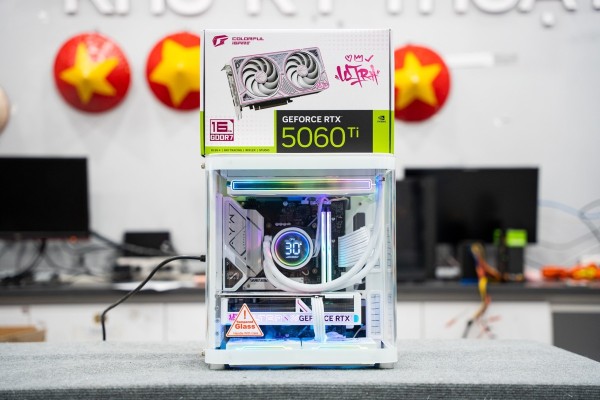 PC MINI GAMING SUPER LUXURY RYZEN 9 9900X - RTX 5060 Ti 16GB OC WHITE