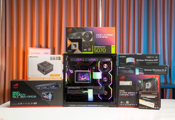PC SUPER LUXURY ROG STRIX GAMING RYZEN 7 9800X3D - RTX 5070 12GB OC