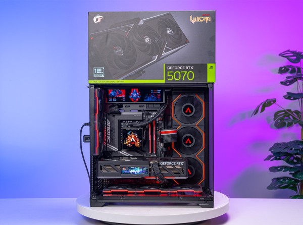 PC AMD GAMING LUXURY RYZEN 7 9800X3D - RTX 5070 12GB OC BLACK