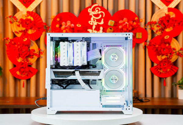 PC TTG GAMING i5 14400F - RTX 5070 12GB OC ULTRA WHITE  (ALL NEW - Bảo hành 36 tháng)