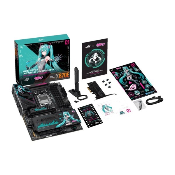 Mainboard ASUS ROG STRIX X870E-H GAMING WIFI 7 Hatsune Miku Edition