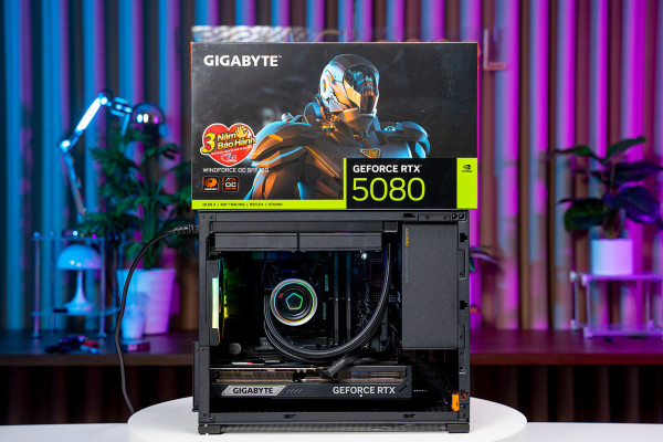 PC MINI AMD GAMING PRO RYZEN 7 9800X3D - RTX 5080 16GB OC   (ALL NEW - Bảo hành 36 tháng)