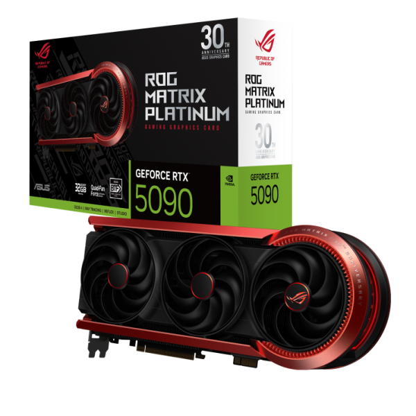 CARD MÀN HÌNH ASUS ROG MATRIX GEFORCE RTX 5090 32GB GDDR7 30TH ANNIVESARY LIMITED EDITION