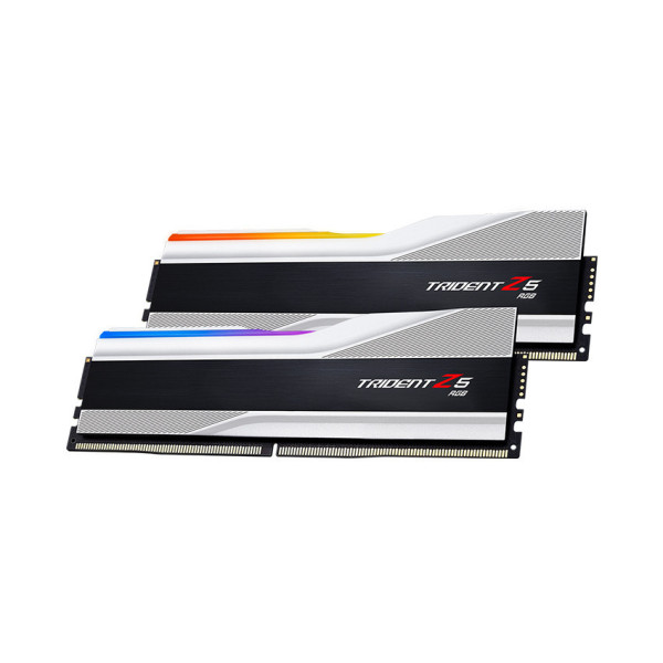 Ram G.Skill Trident Z5 RGB Sliver 32GB (2x16GB) DDR5 Bus 5600MHz (F5-5600J4040C16GX2-TZ5RS)
