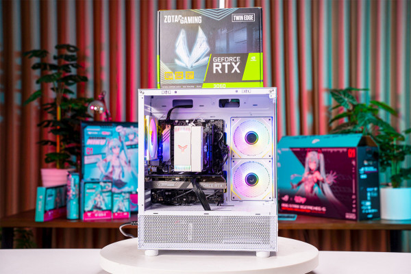 PC TTG AMD GAMING RYZEN 5 7500X3D - RTX 3060 12GB OC WHITE