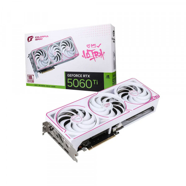 Card màn hình Colorful iGame GeForce RTX 5060 Ti Ultra W OC 16GB-V GDDR7
