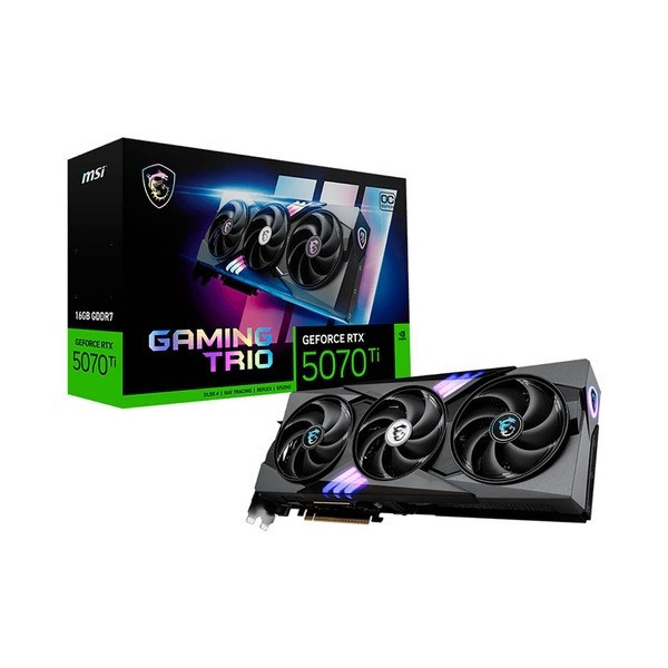 Card màn hình MSI GeForce RTX 5070 Ti GAMING TRIO OC 16GB GDDR7
