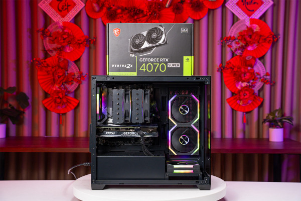 PC TTG GAMING i7 14700F - 16GB DDR4 - RTX 4070 Super 12GB OC