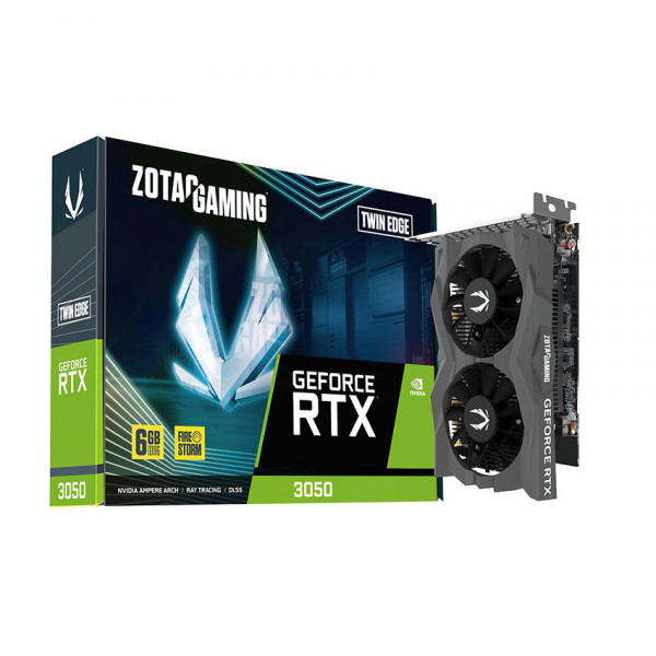 Card màn hình ZOTAC GeForce RTX 3050 6GB GDDR6 Twin Edge
